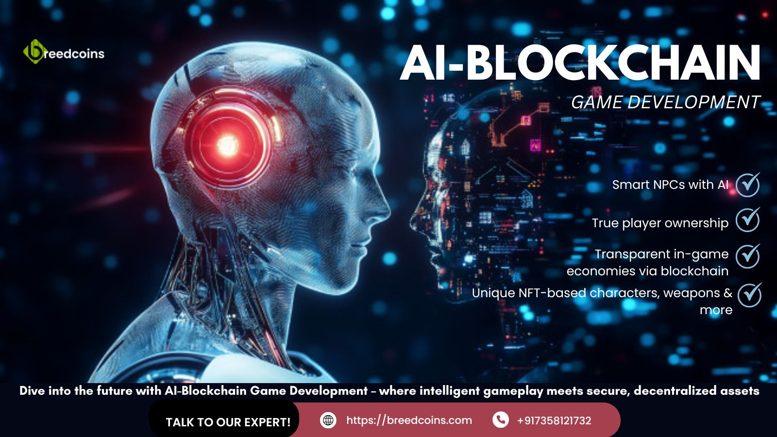 AI-Blockchain Game Development | BreedCoins