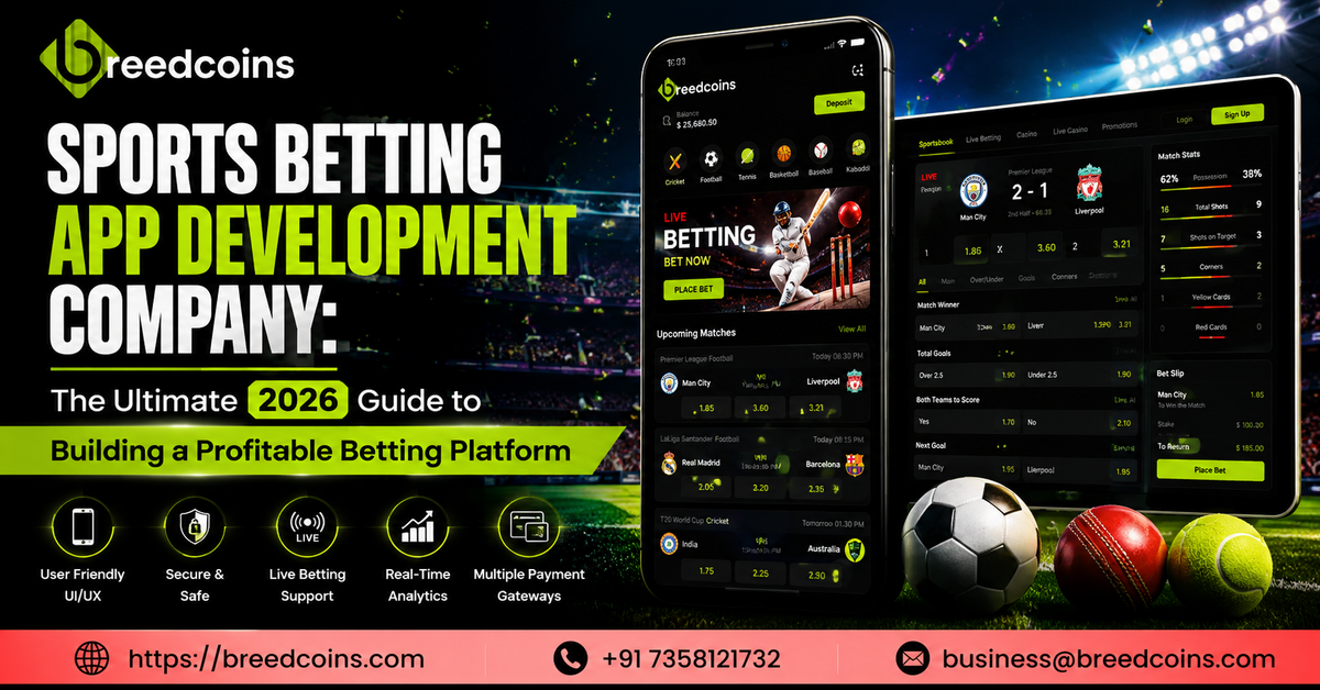 Sports Betting App Development Company: The Ultimate 2026 Guide to Building a Profitable Betting Platform